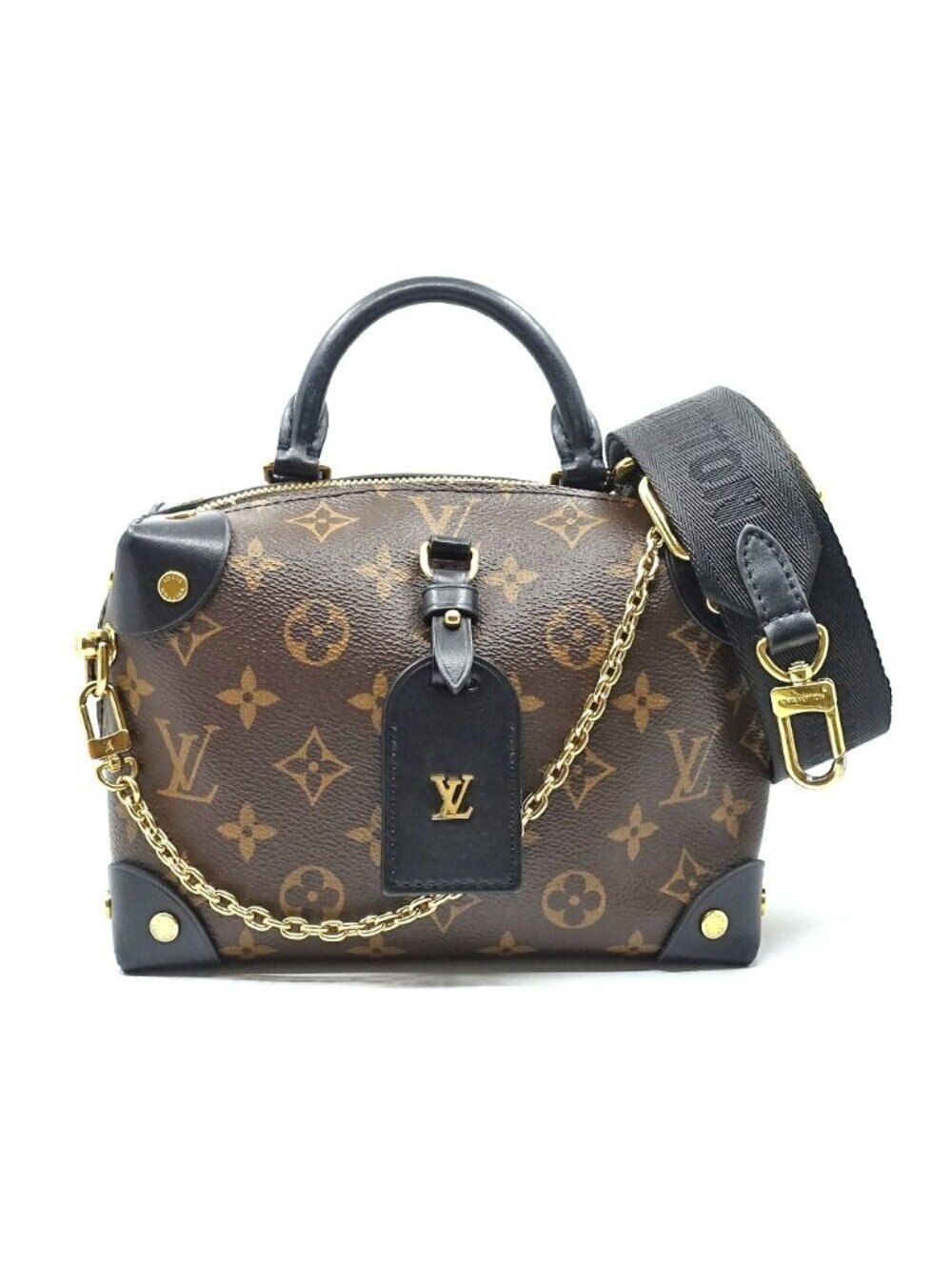 Louis Vuitton Petite Malle Souple 2-Way Shoulder Bag Monogram